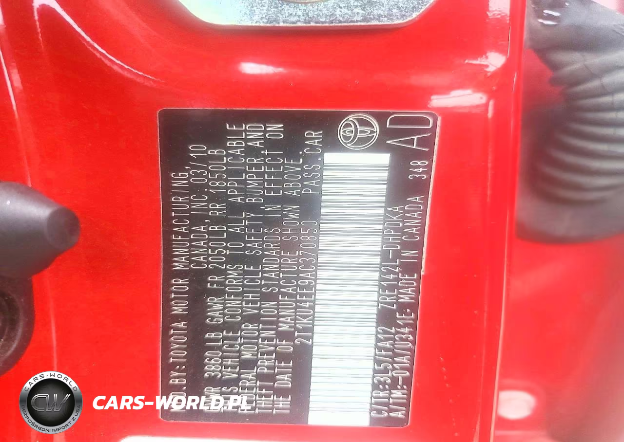 2010 Toyota Matrix Base VIN:2T1KU4EE9AC370850 - 12