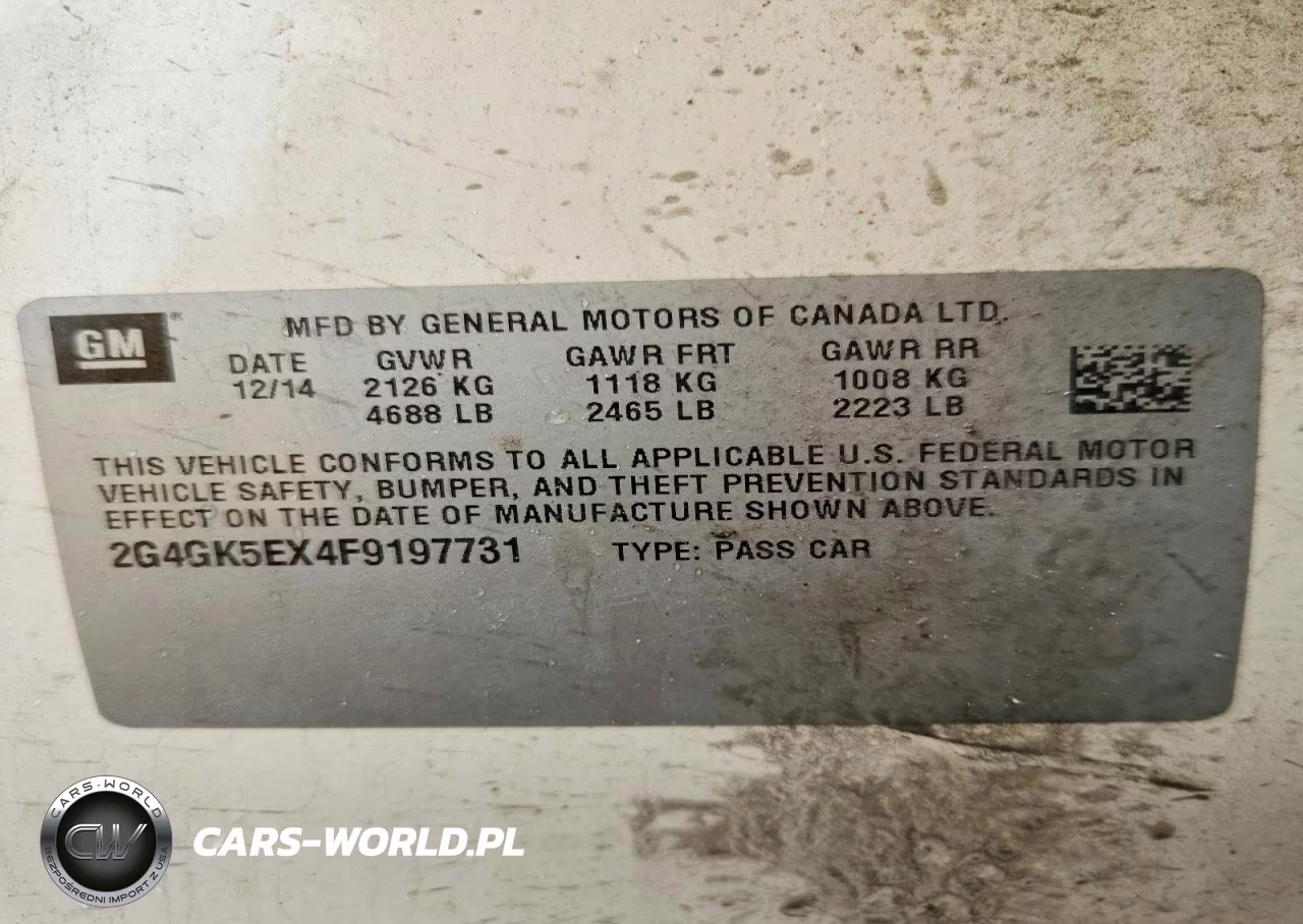 2015 Buick Regal VIN:2G4GK5EX4F9197731 - 12
