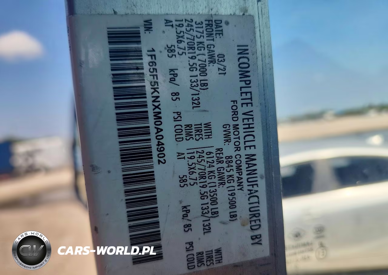 2021 Ford F59 Delivery Truck VIN:1F65F5KNXM0A04902 - 13
