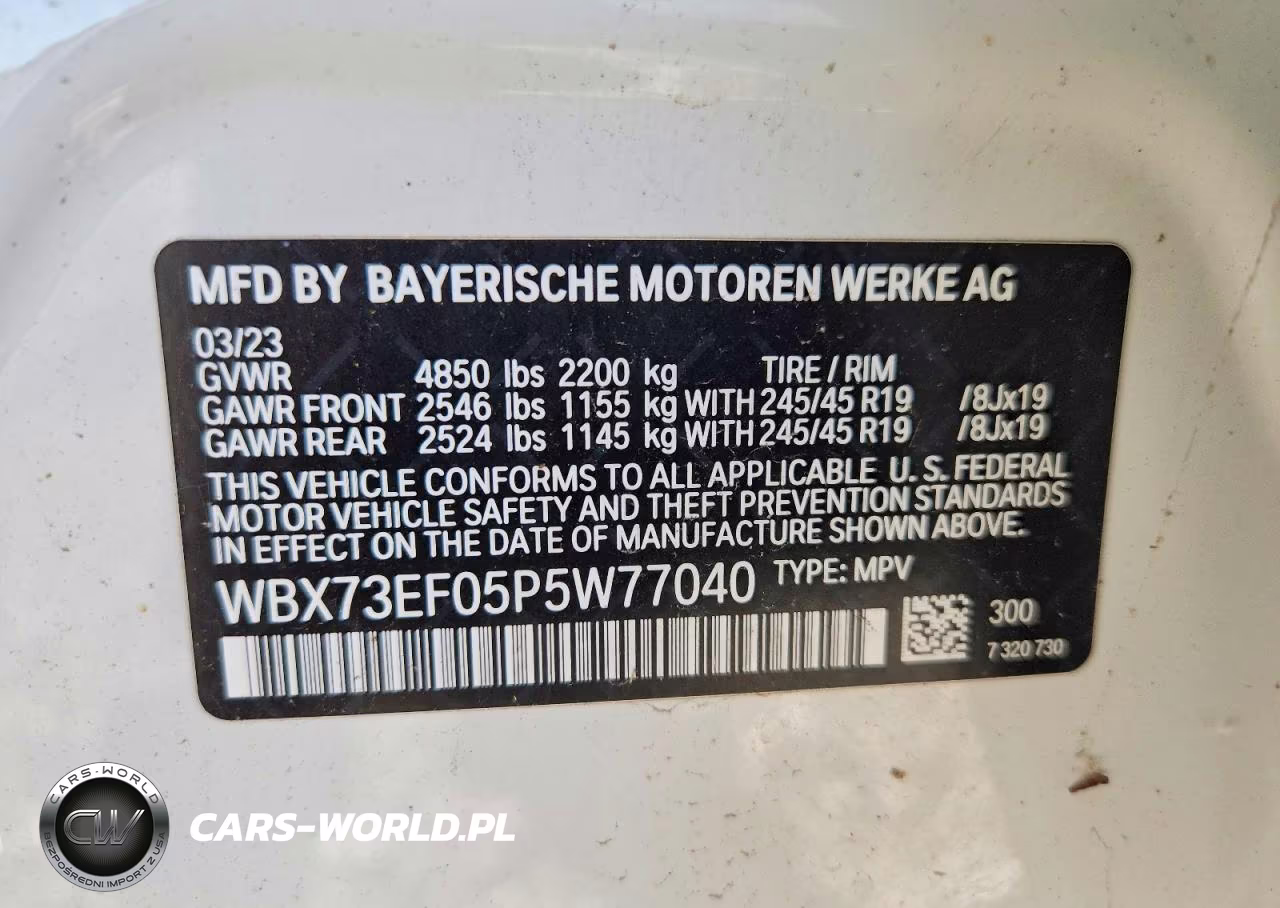 2023 BMW X1 xDrive28I VIN:WBX73EF05P5W77040 - 13