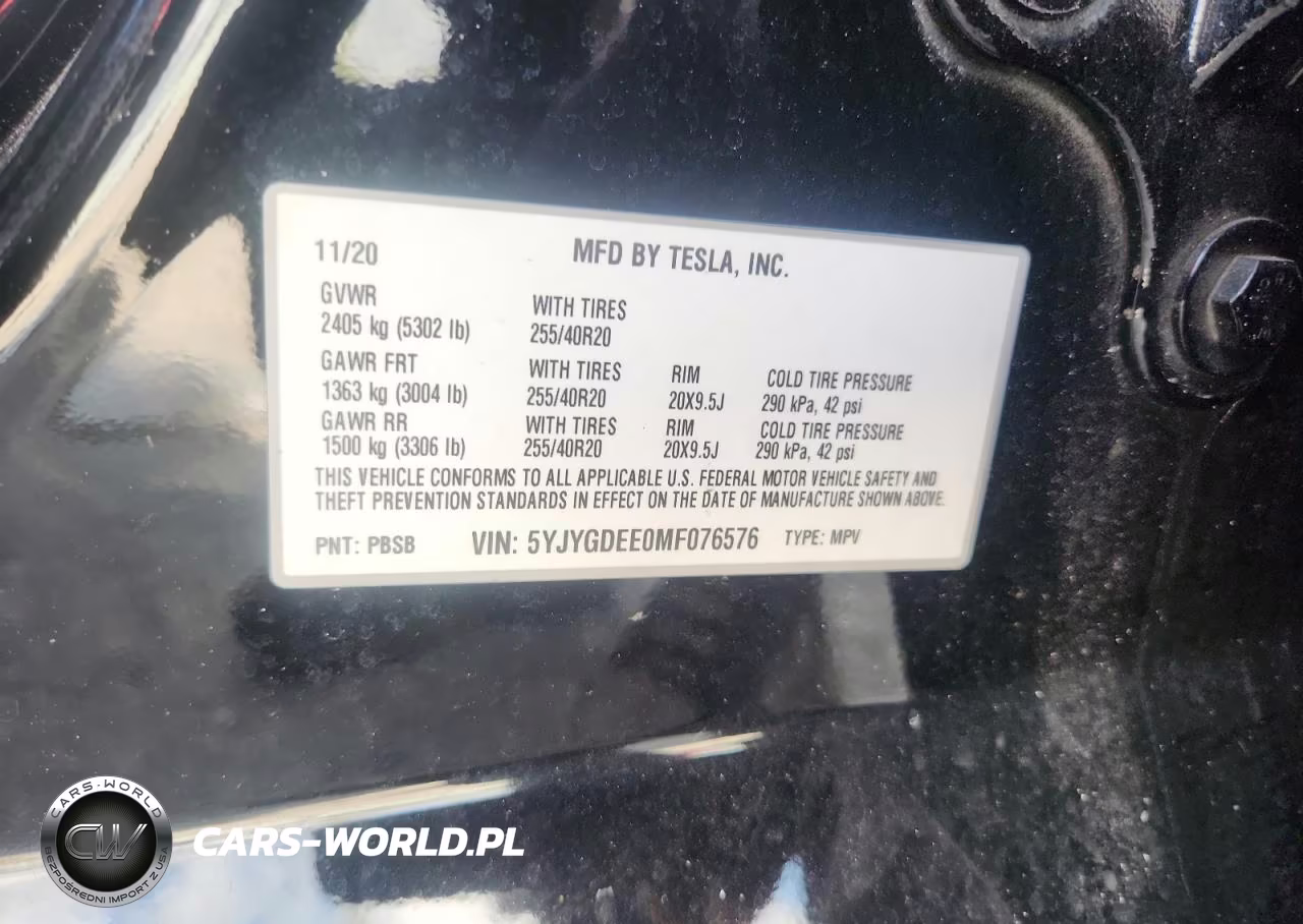 2021 Tesla Model Y VIN:5YJYGDEE0MF076576 - 11