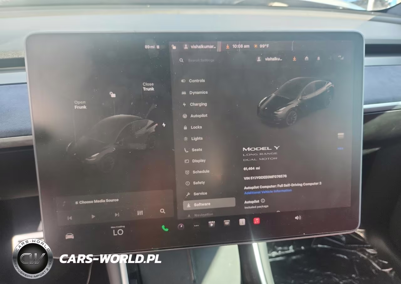2021 Tesla Model Y VIN:5YJYGDEE0MF076576 - 8