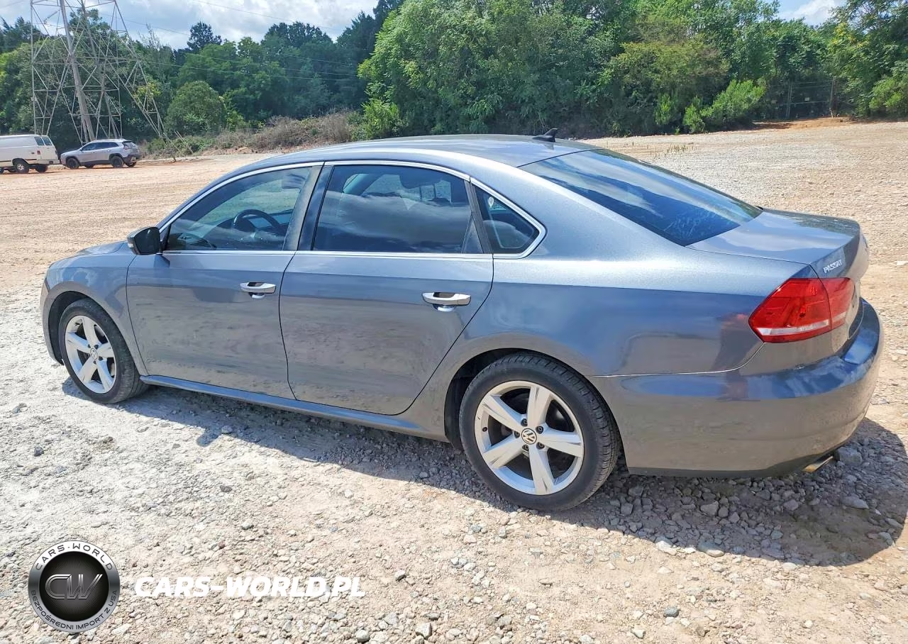 2013 Volkswagen Passat Se VIN:1VWBH7A32DC125179 - 2