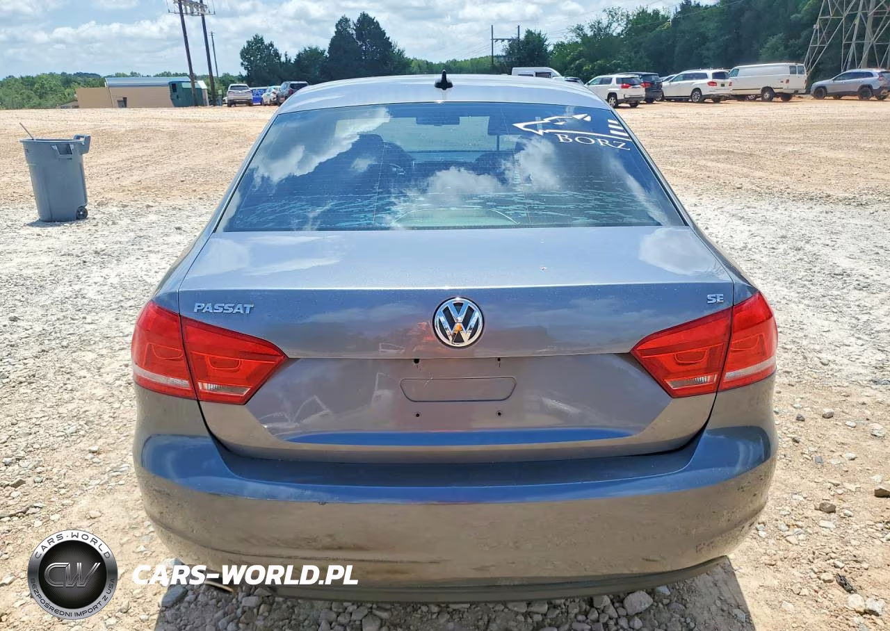 2013 Volkswagen Passat Se VIN:1VWBH7A32DC125179 - 6