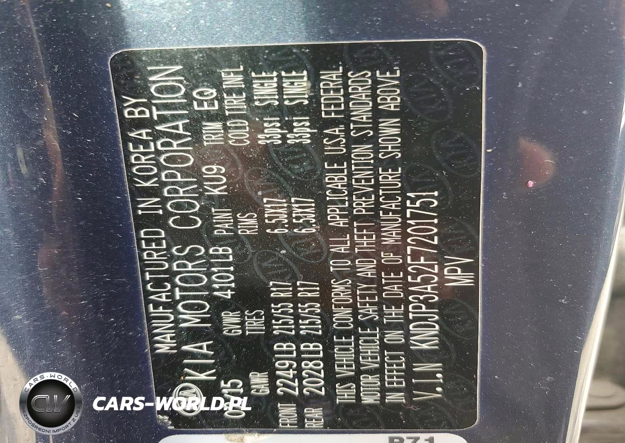 2015 Kia Soul + VIN:KNDJP3A52F7201751 - 12