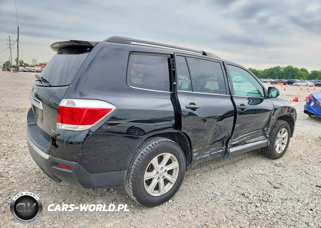 2013 Toyota Highlander Se VIN:5TDBK3EH6DS272297 - 3