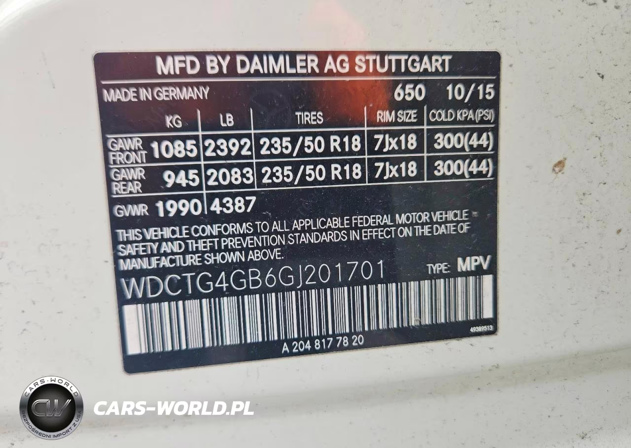 2016 Mercedes-Benz Gla 250 4Matic VIN:WDCTG4GB6GJ201701 - 14