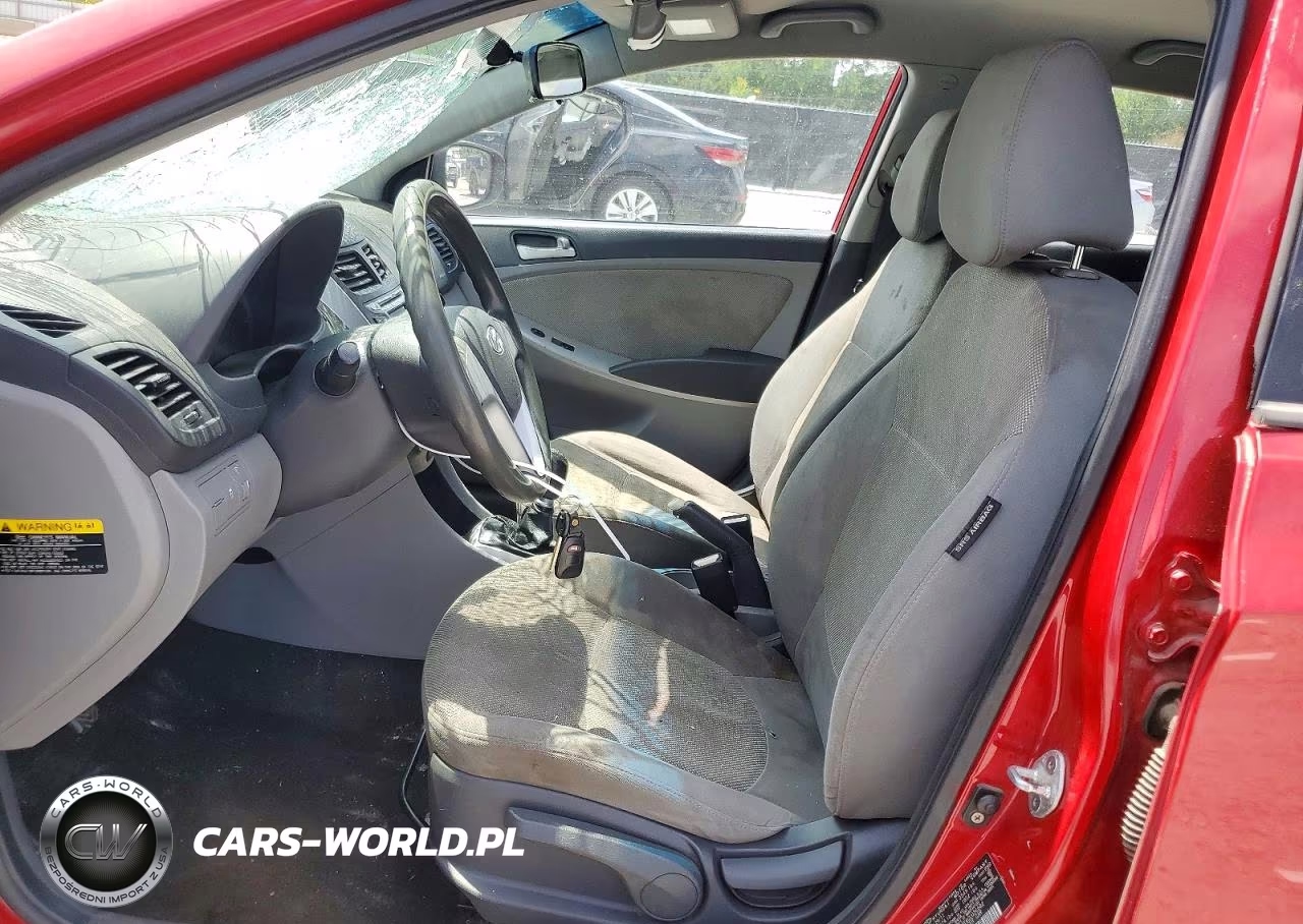 2012 Hyundai Accent Gs VIN:KMHCT5AE4CU036682 - 7