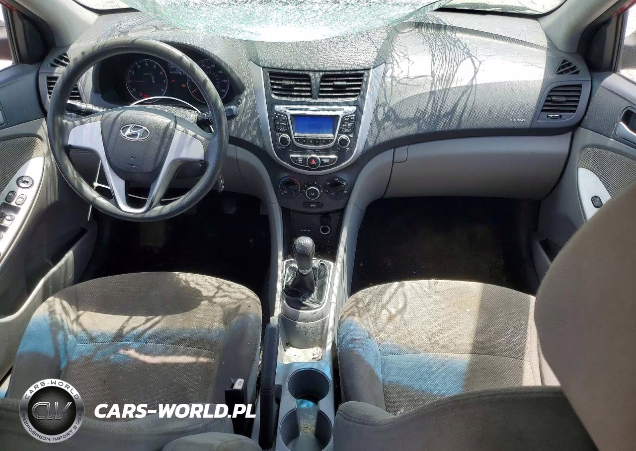 2012 Hyundai Accent Gs VIN:KMHCT5AE4CU036682 - 8