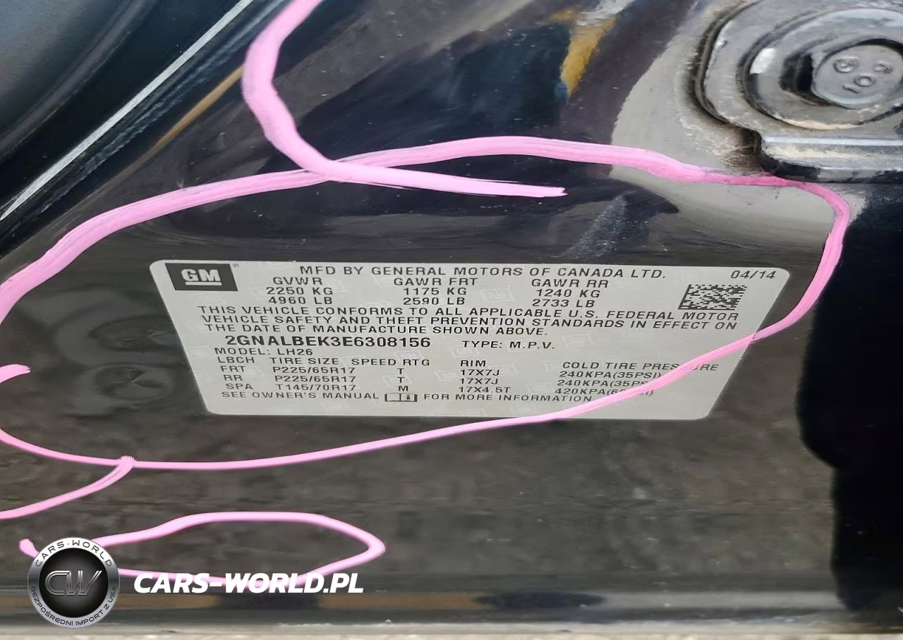2014 Chevrolet Equinox Lt VIN:2GNALBEK3E6308156 - 14