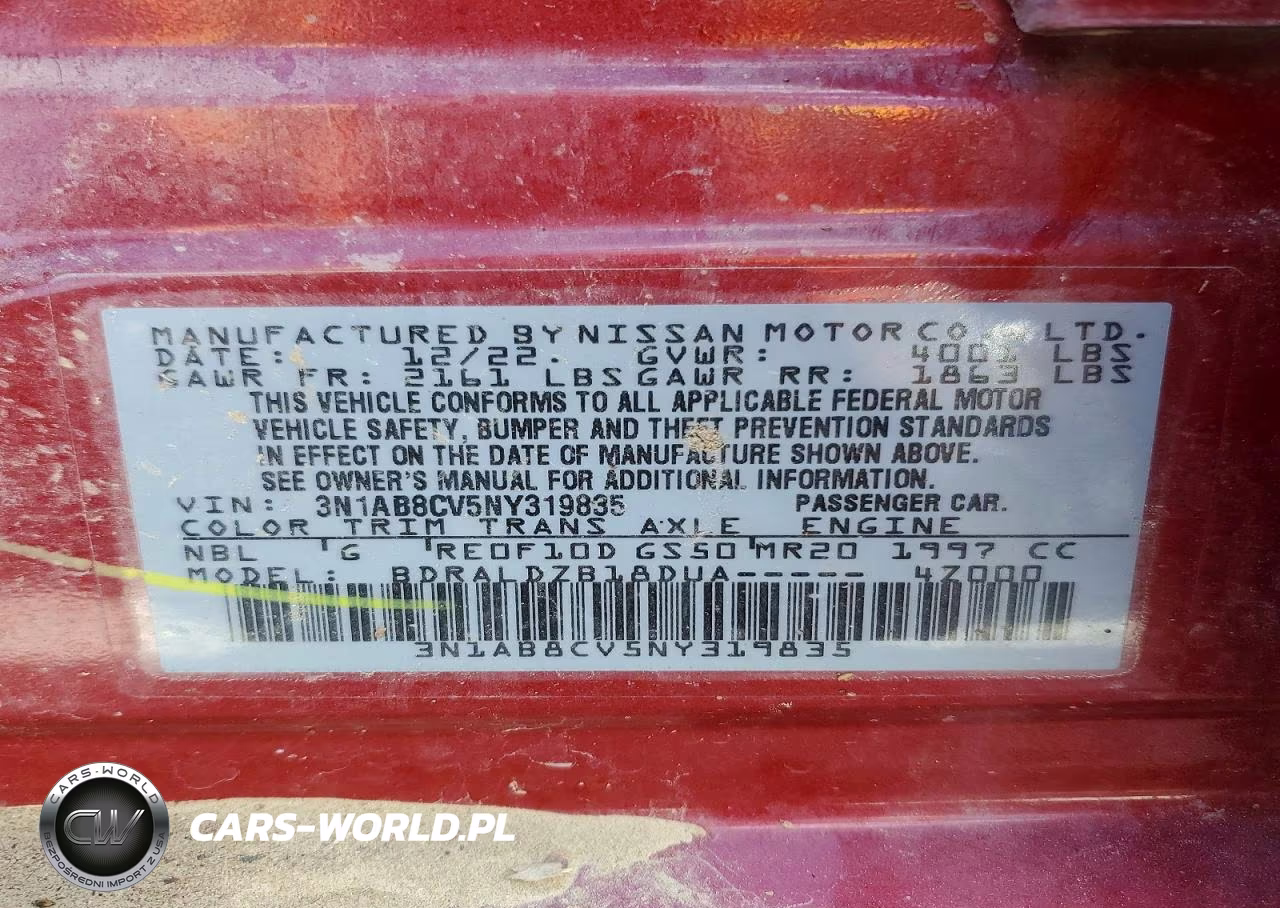 2022 Nissan Sentra Sv VIN:3N1AB8CV5NY319835 - 12