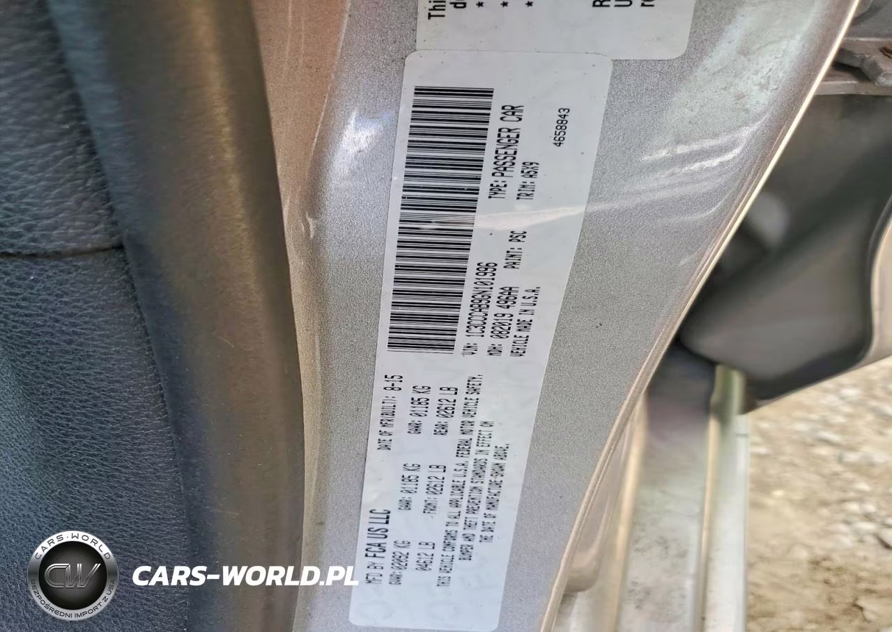 2016 Chrysler 200 Limited VIN:1C3CCCAB9GN101996 - 12