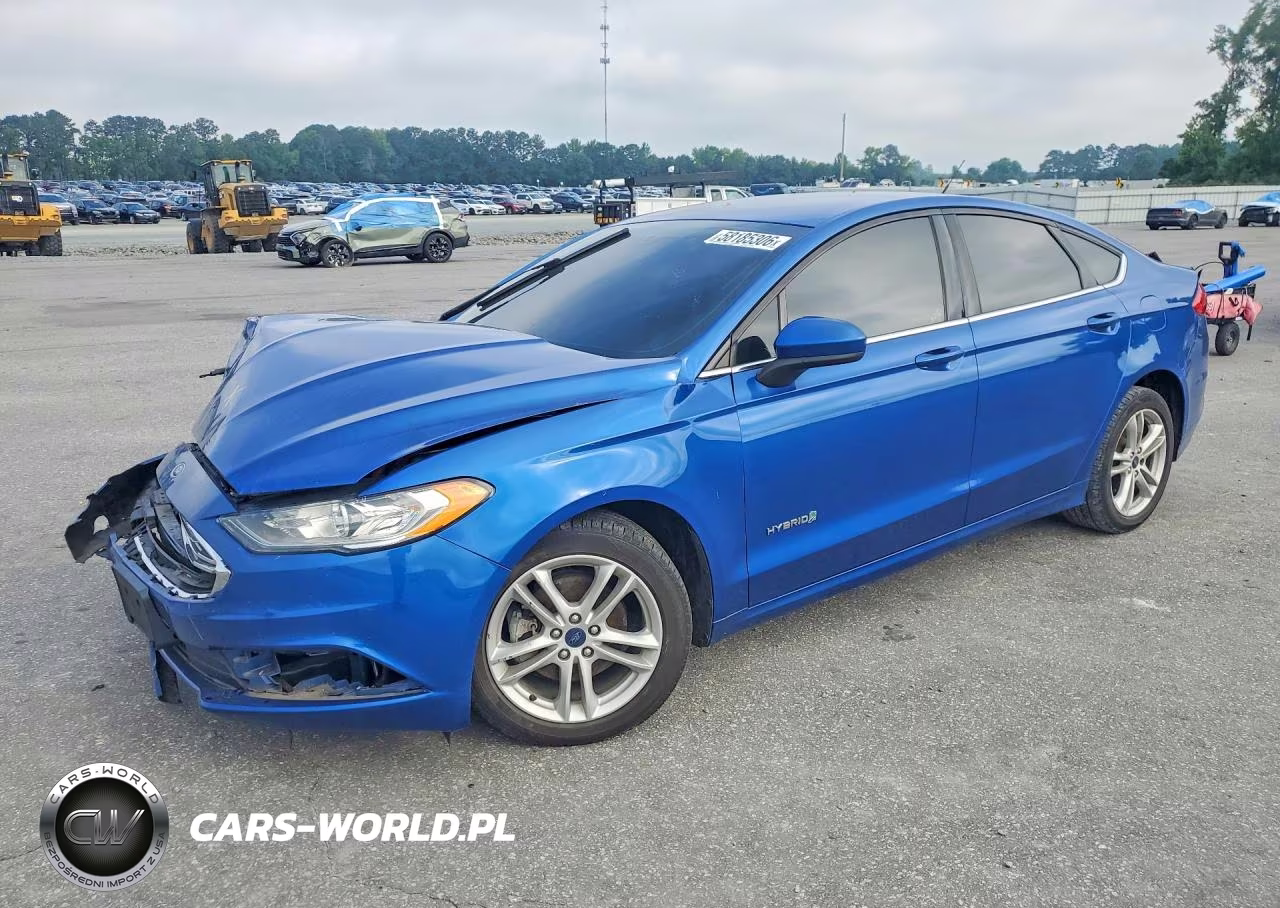 2018 Ford Fusion S Hybrid VIN:3FA6P0UU1JR101039 - 1