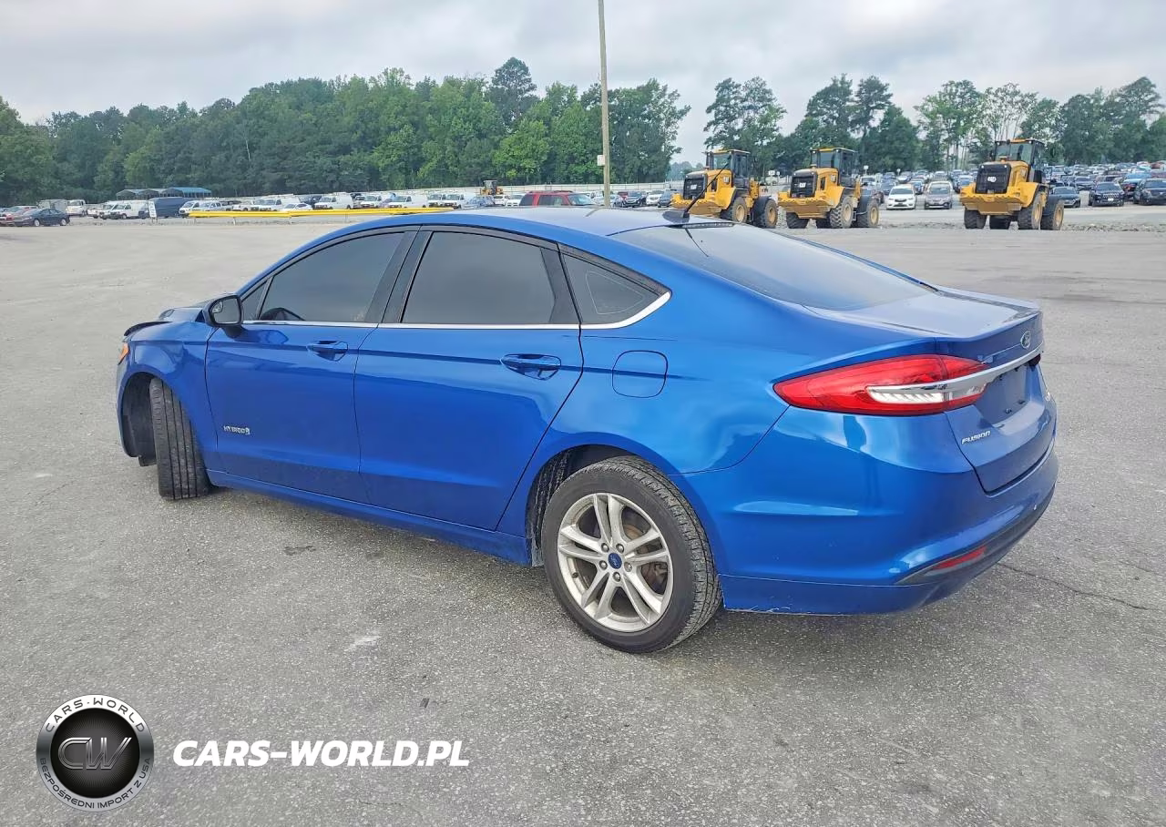 2018 Ford Fusion S Hybrid VIN:3FA6P0UU1JR101039 - 2
