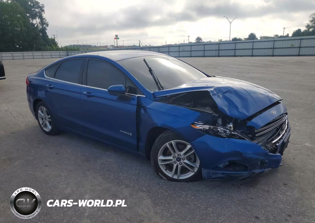 2018 Ford Fusion S Hybrid VIN:3FA6P0UU1JR101039 - 4