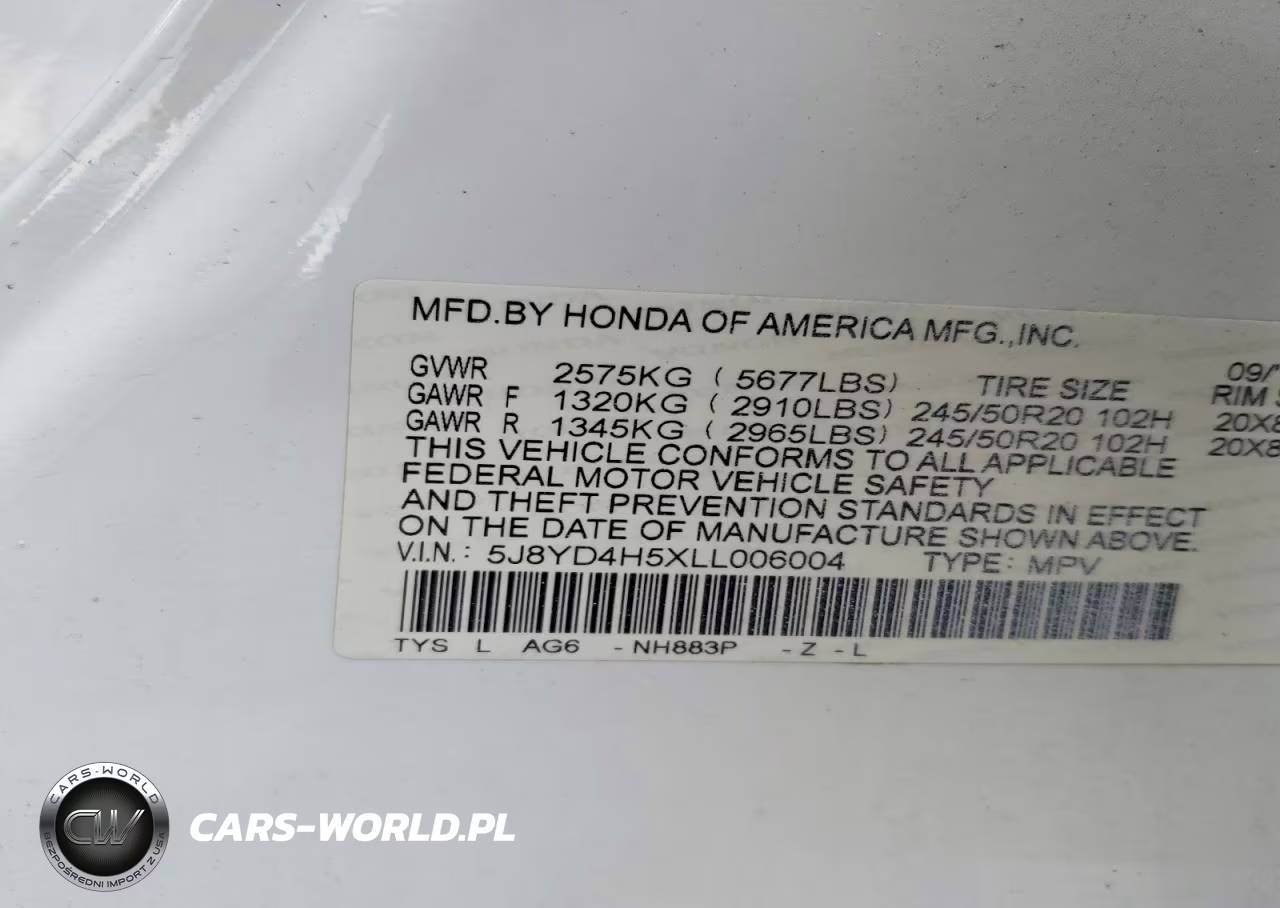 2020 Acura Mdx Technology VIN:5J8YD4H5XLL006004 - 13