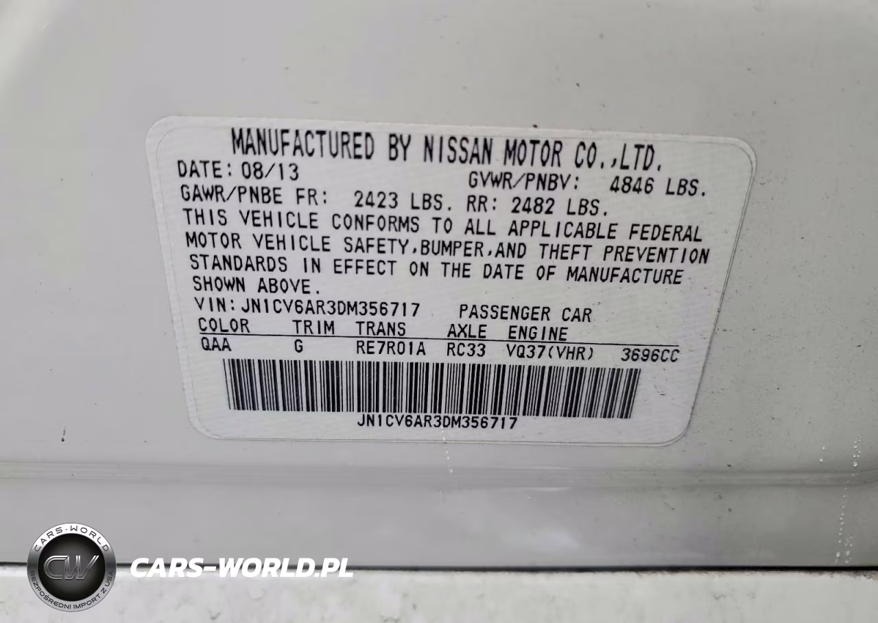 2013 Infiniti G37 Sedan X VIN:JN1CV6AR3DM356717 - 12