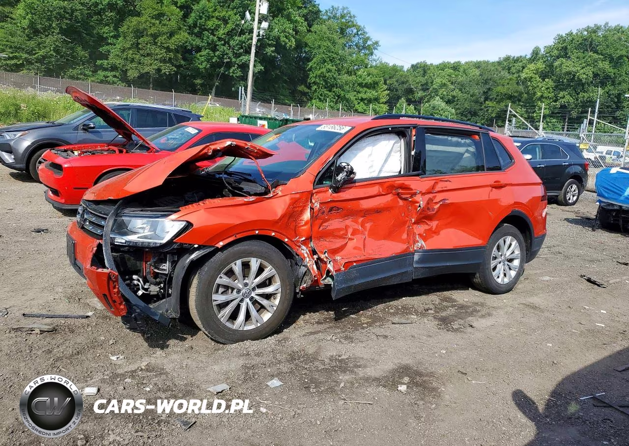 2019 Volkswagen Tiguan S VIN:3VV1B7AXXKM121834 - 1