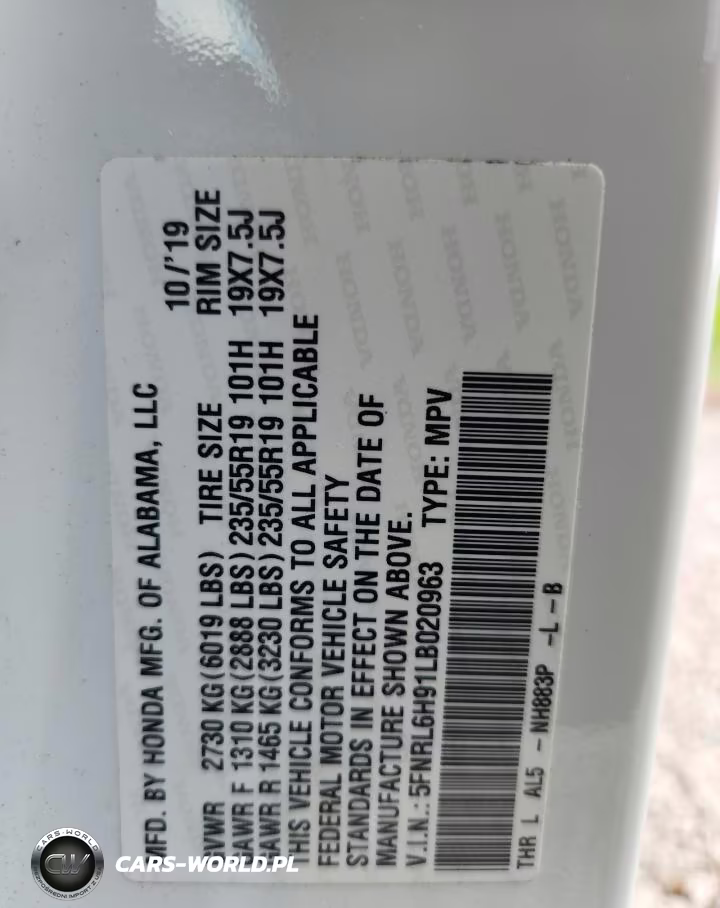 2020 Honda Odyssey Elite VIN:5FNRL6H91LB020963 - 14