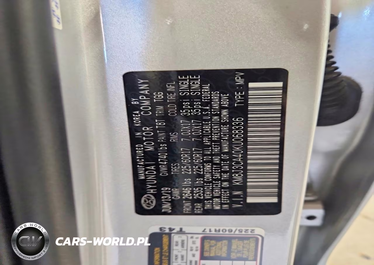 2019 Hyundai Tucson Value VIN:KM8J3CA40KU068336 - 12