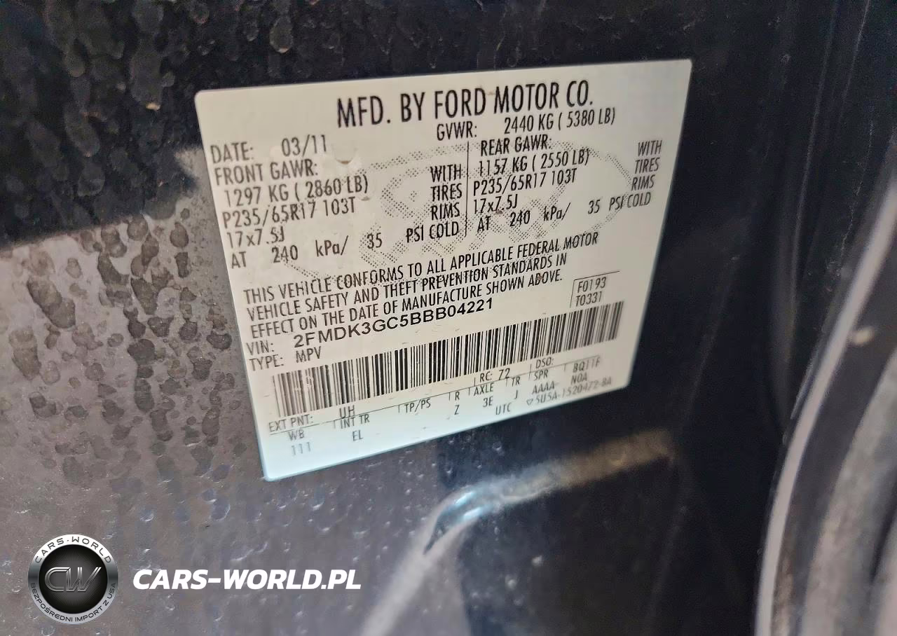 2011 Ford Edge Se VIN:2FMDK3GC5BBB04221 - 13