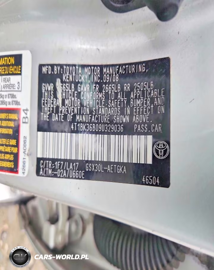 2009 Toyota Avalon Xls VIN:4T1BK36B09U329036 - 12