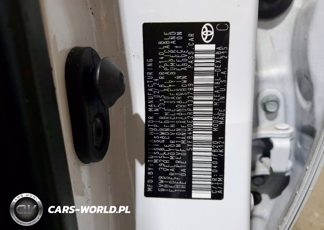 2024 Toyota Corolla Le VIN:5YFB4MDE2RP133789 - 13