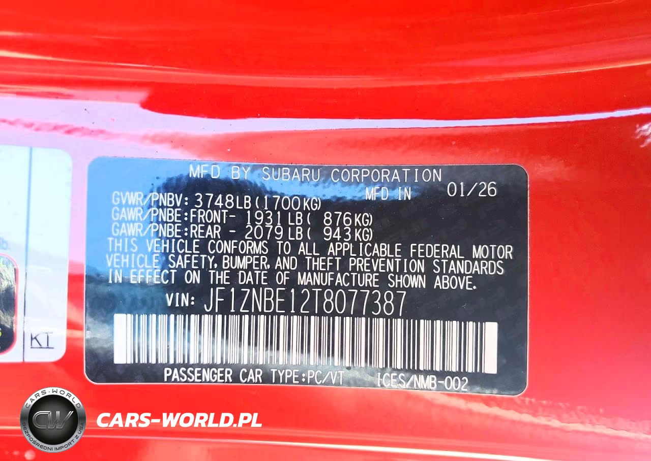 2026 Toyota Gr 86 Premium VIN:JF1ZNBE12T8077387 - 12