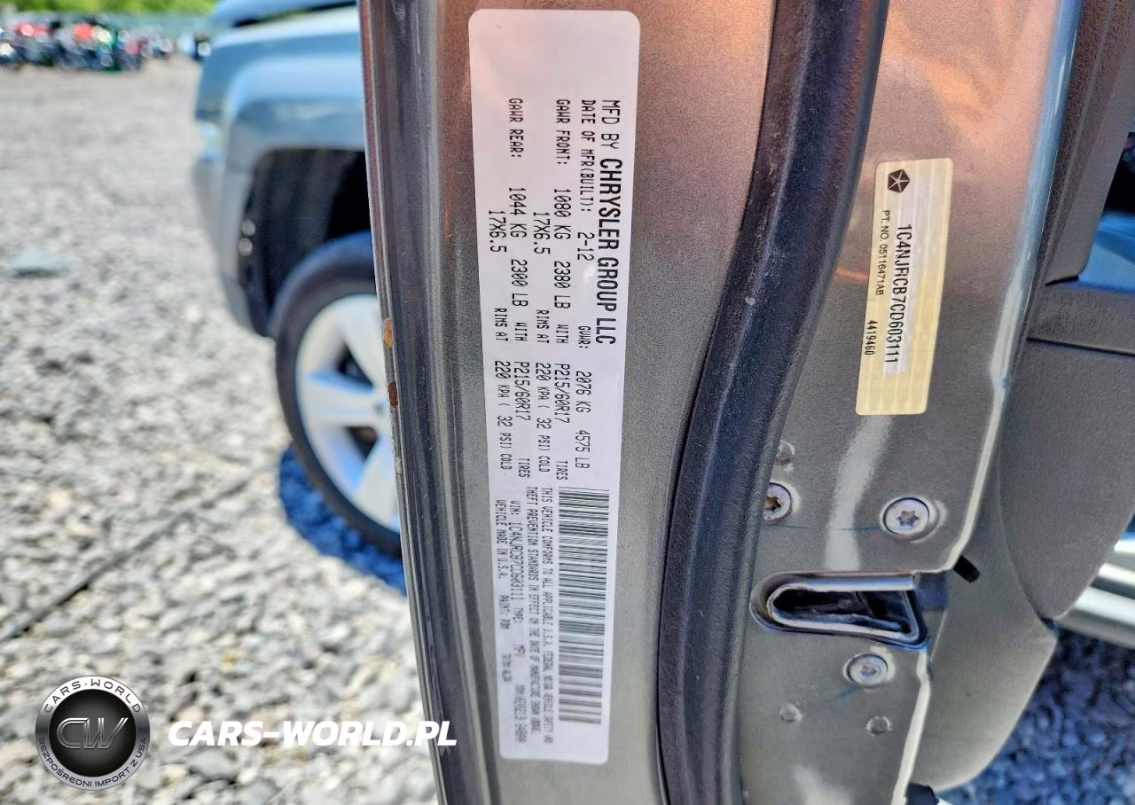 2012 Jeep Patriot Limited VIN:1C4NJRCB7CD603111 - 12