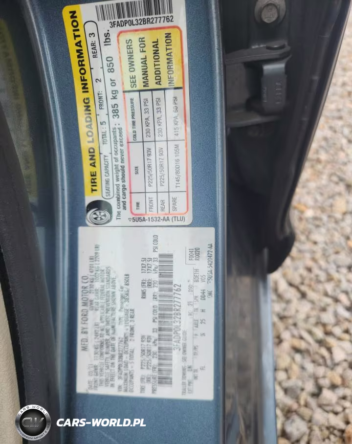 2011 Ford Fusion Hybrid VIN:3FADP0L32BR277762 - 12