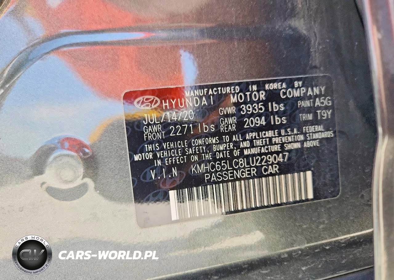 2020 Hyundai Ioniq Blue VIN:KMHC65LC8LU229047 - 13