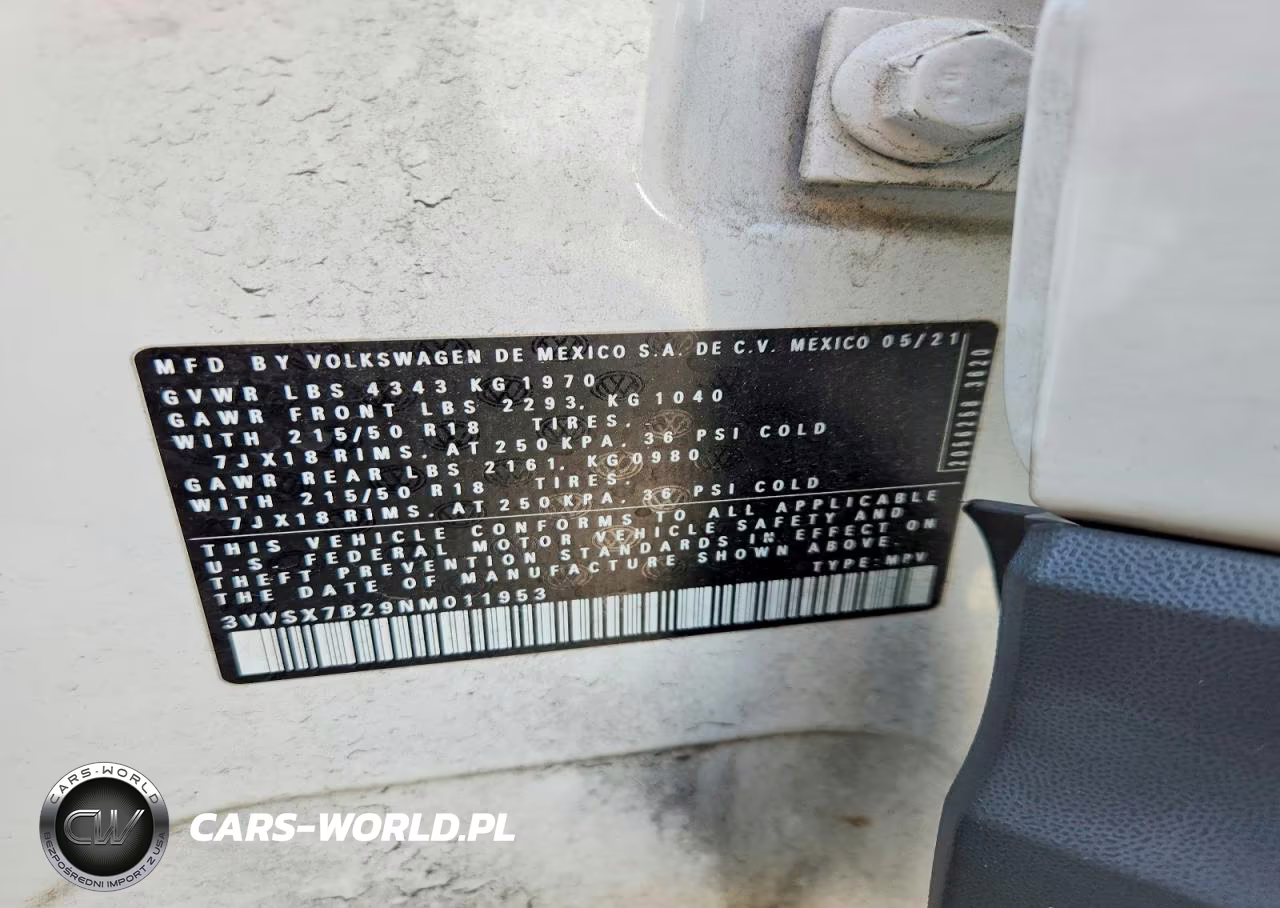 2022 Volkswagen Taos Se VIN:3VVSX7B29NM011953 - 13