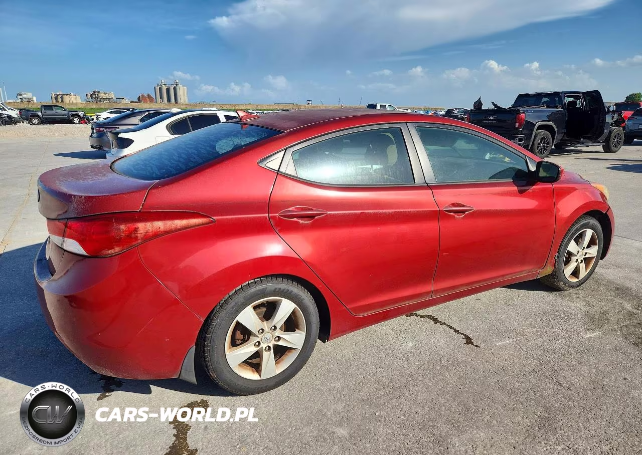 2012 Hyundai Elantra Gls VIN:KMHDH4AE5CU356707 - 3