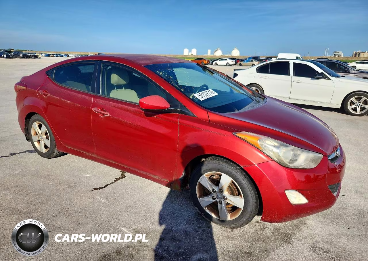 2012 Hyundai Elantra Gls VIN:KMHDH4AE5CU356707 - 4