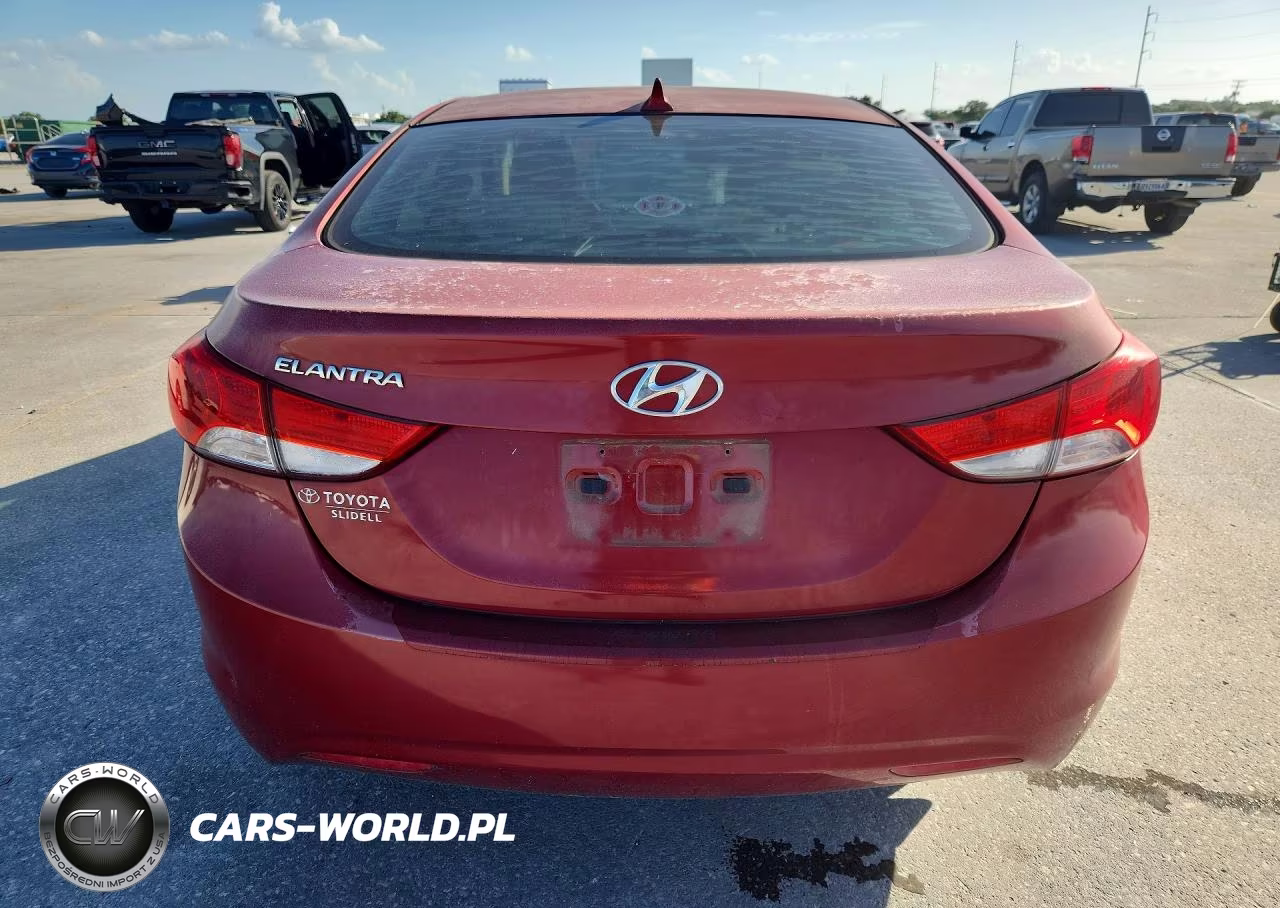 2012 Hyundai Elantra Gls VIN:KMHDH4AE5CU356707 - 6