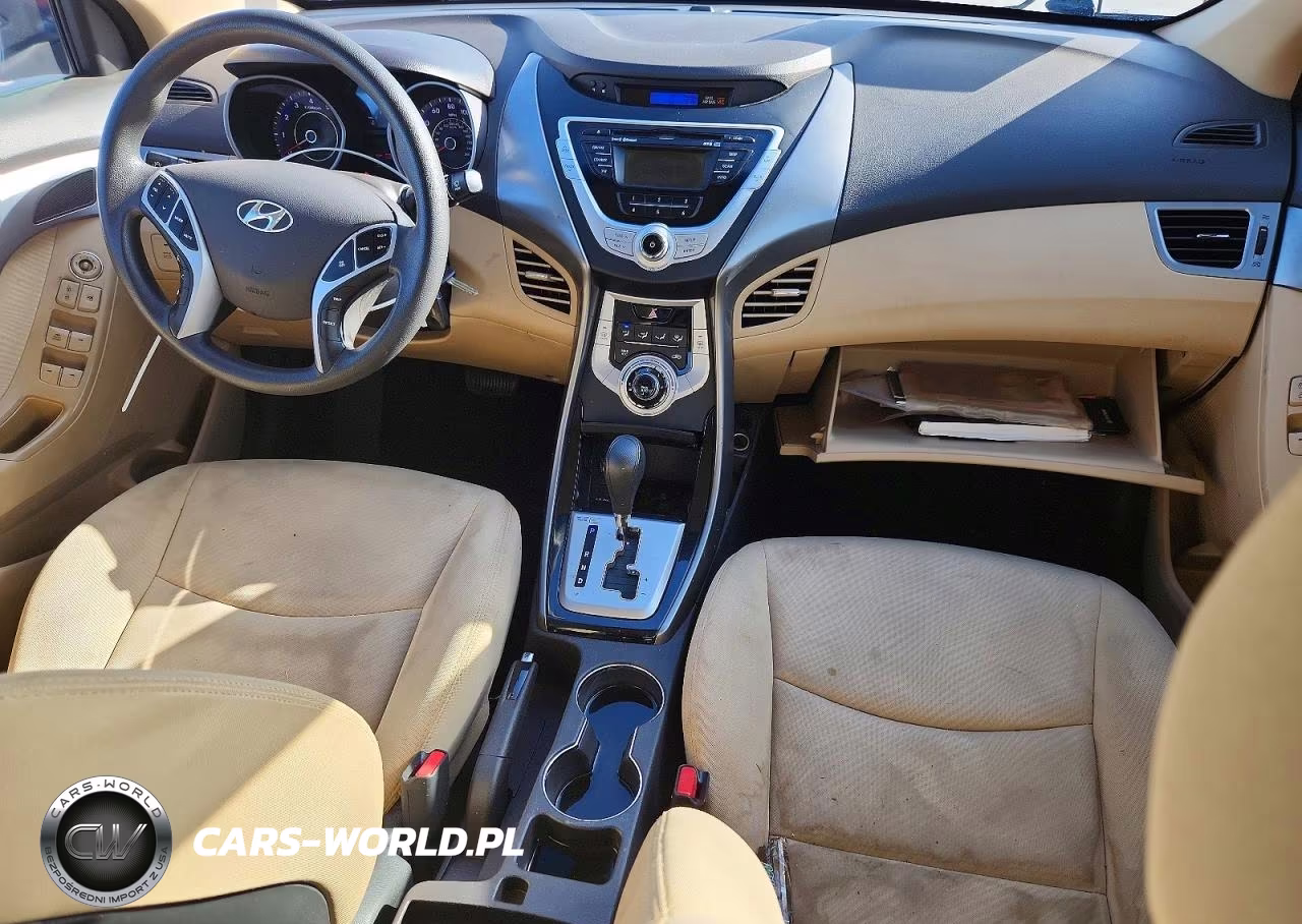 2012 Hyundai Elantra Gls VIN:KMHDH4AE5CU356707 - 8