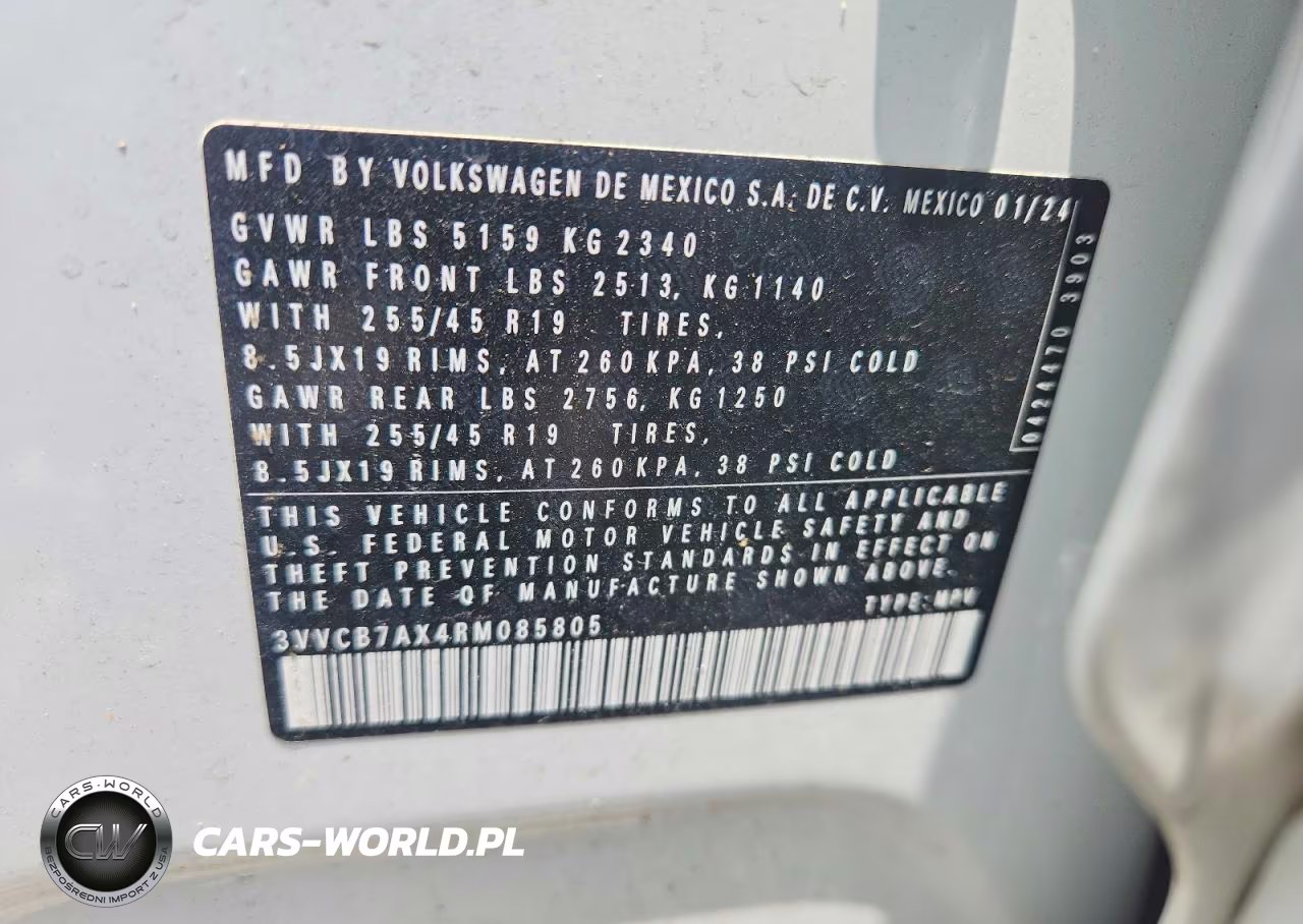 2024 Volkswagen Tiguan Se R-Line Black VIN:3VVCB7AX4RM085805 - 12