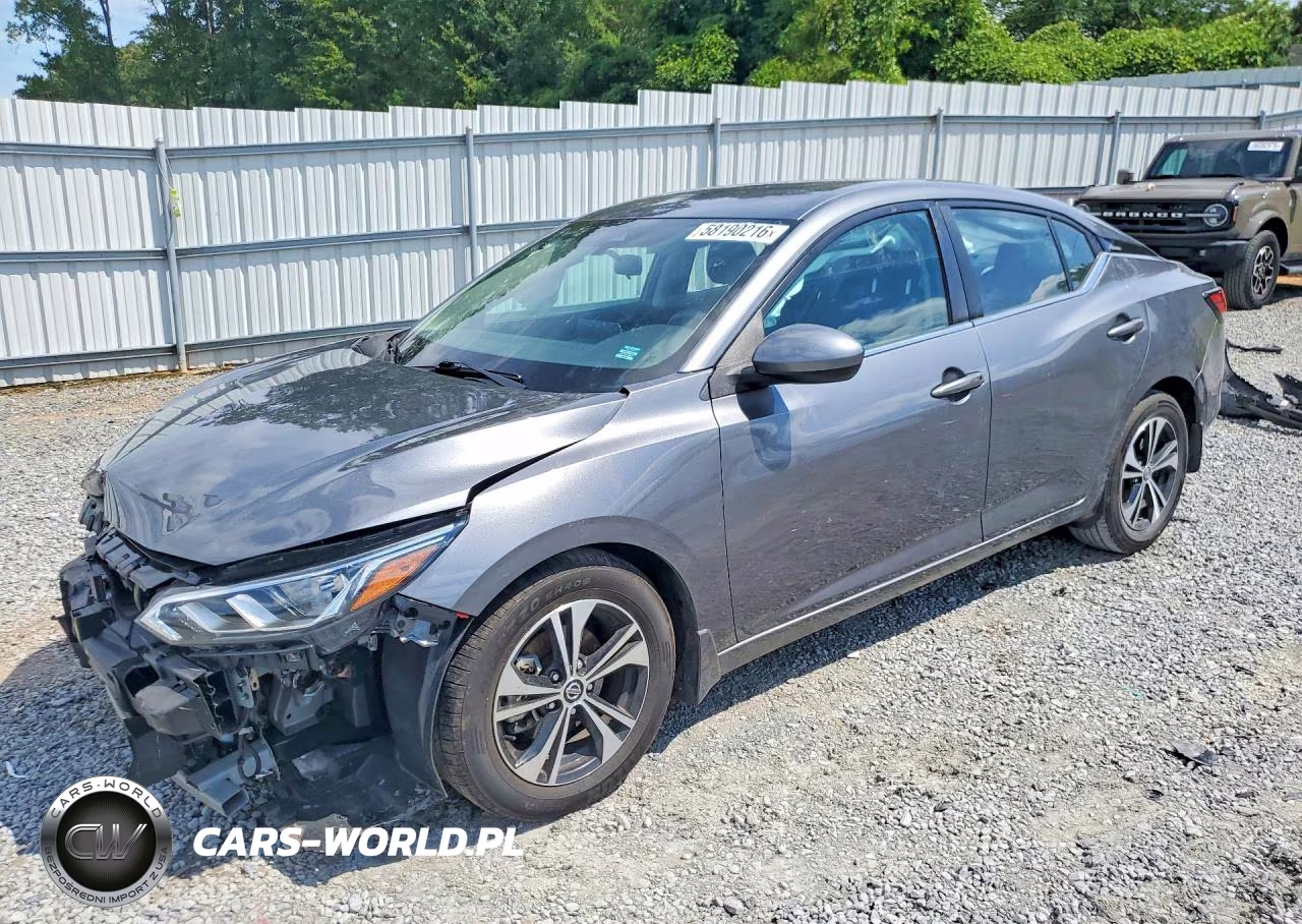 2022 Nissan Sentra Sv VIN:3N1AB8CV7NY262408 - 1