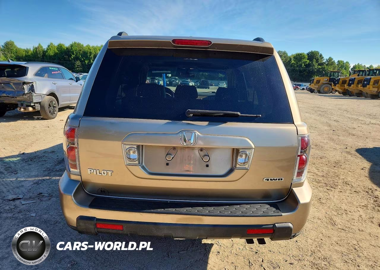 2006 Honda Pilot Ex VIN:2HKYF18526H561805 - 6