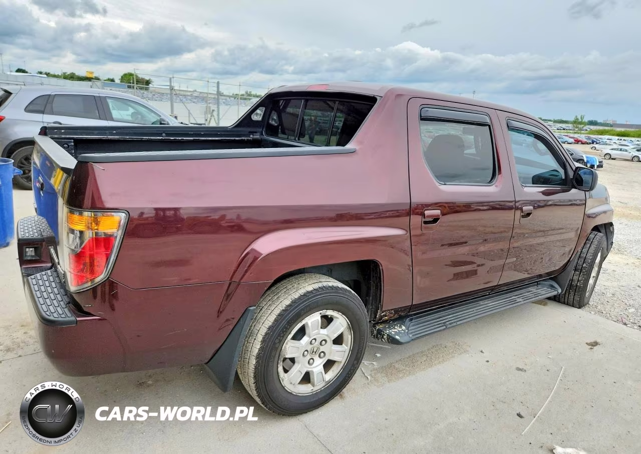 2008 Honda Ridgeline Rtl VIN:2HJYK16518H540370 - 3