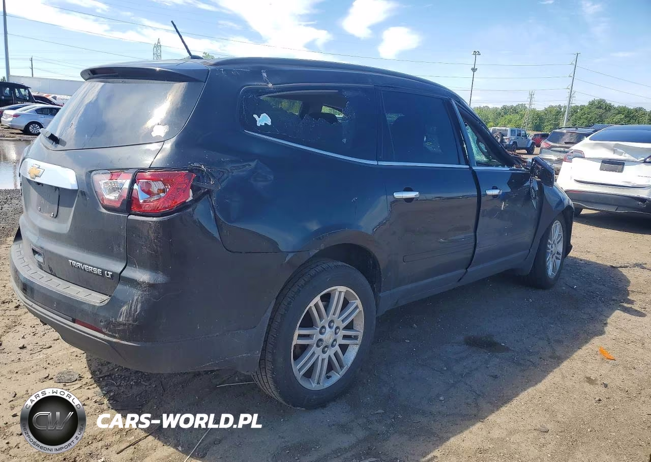 2015 Chevrolet Traverse Lt VIN:1GNKRGKD9FJ139044 - 3