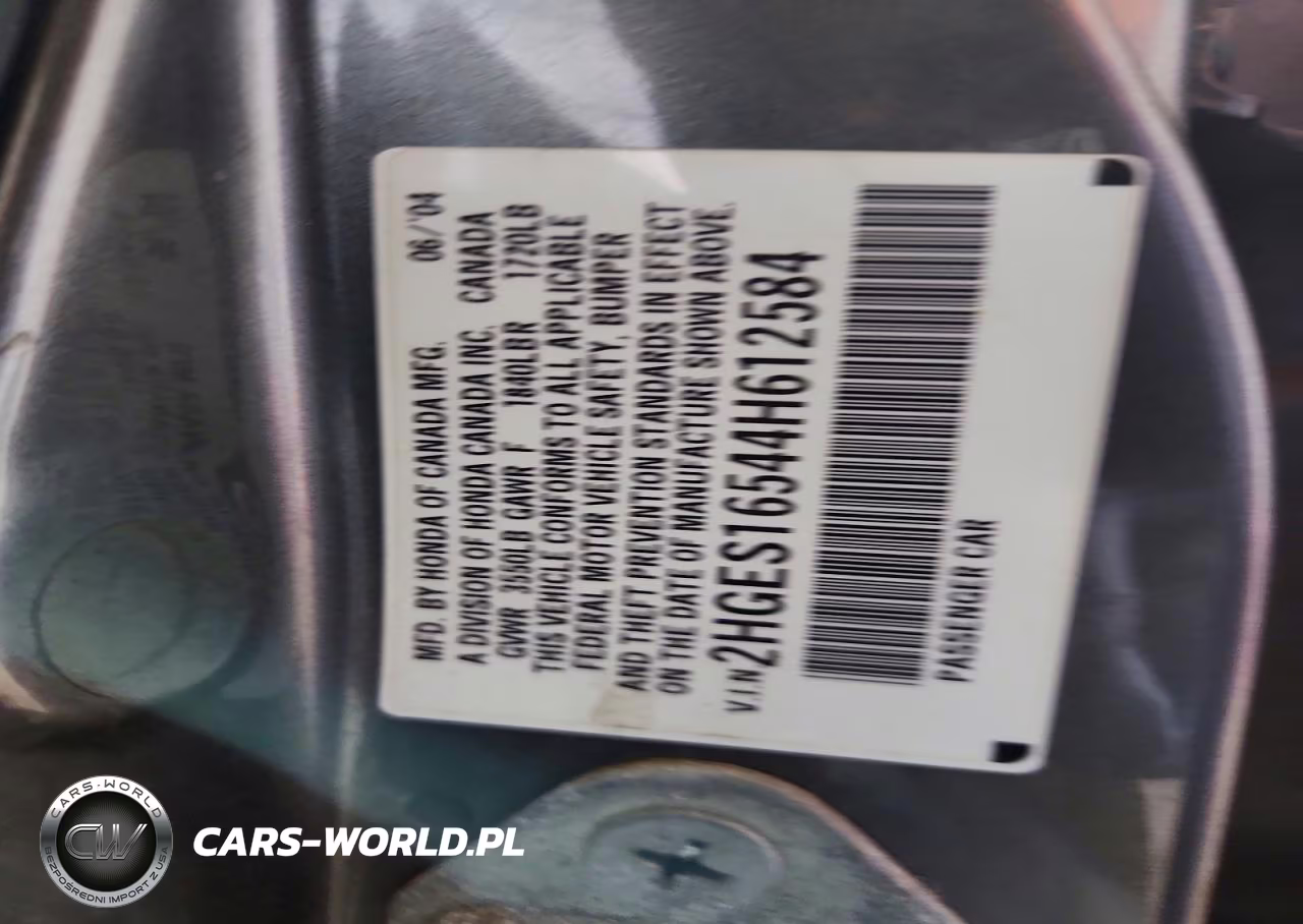 2004 Honda Civic Lx VIN:2HGES16544H612584 - 12