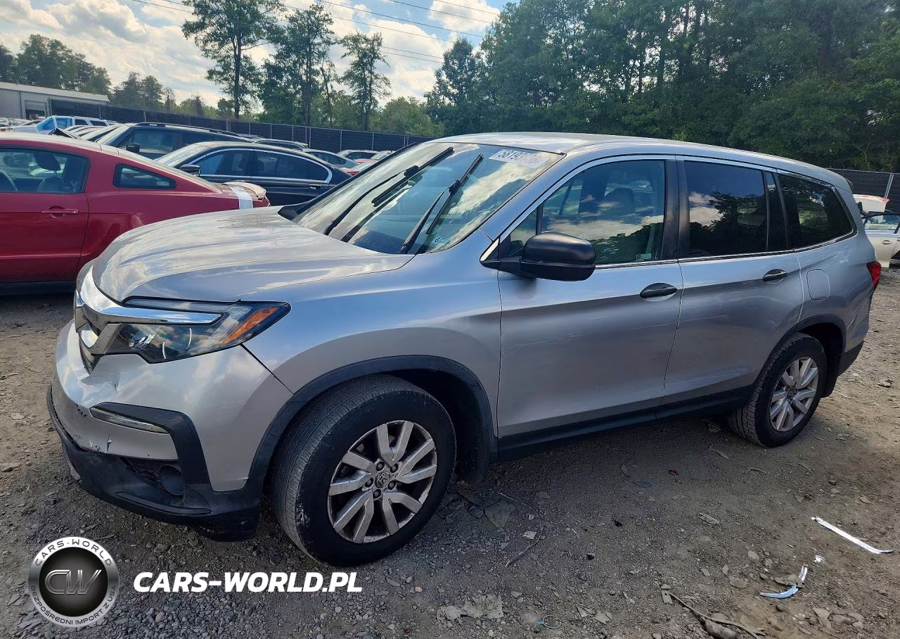 2020 Honda Pilot Lx VIN:5FNYF5H18LB018568 - 1