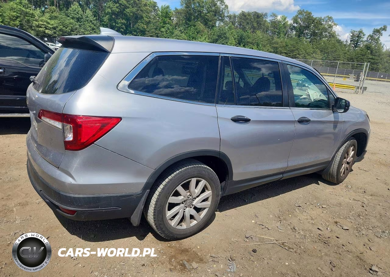 2020 Honda Pilot Lx VIN:5FNYF5H18LB018568 - 3