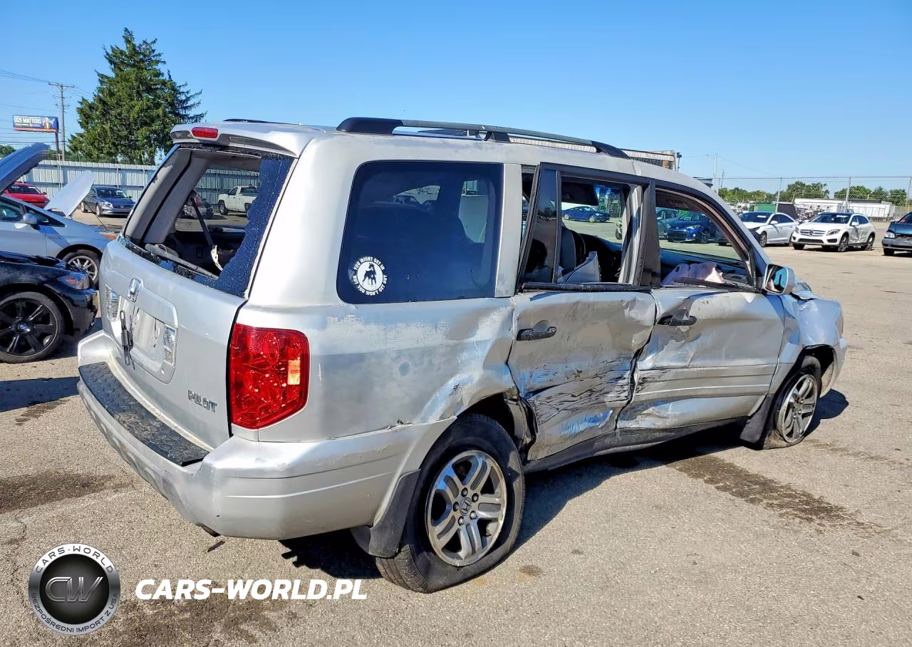 2005 Honda Pilot Exl VIN:5FNYF18685B008260 - 3