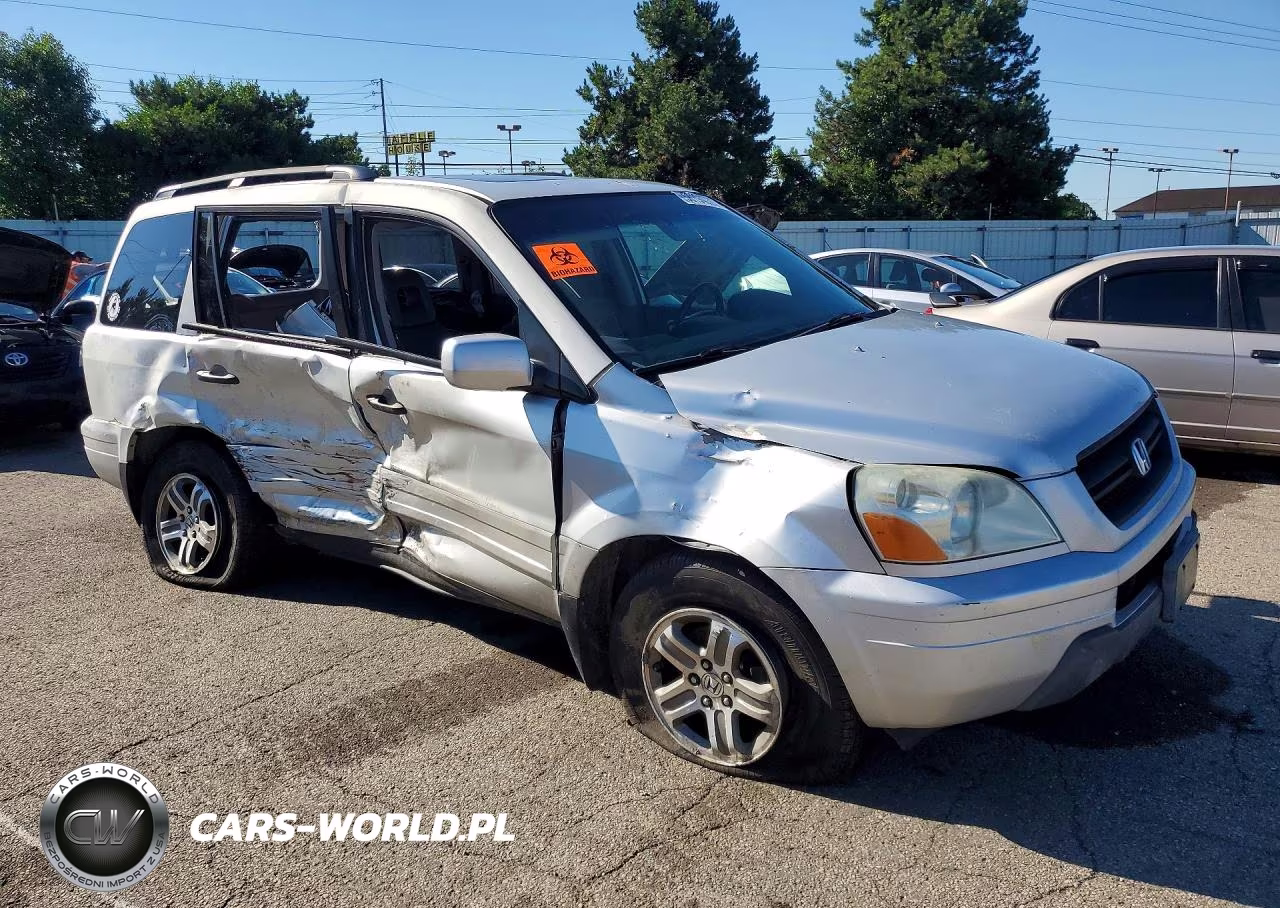 2005 Honda Pilot Exl VIN:5FNYF18685B008260 - 4
