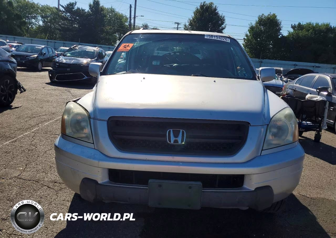 2005 Honda Pilot Exl VIN:5FNYF18685B008260 - 5