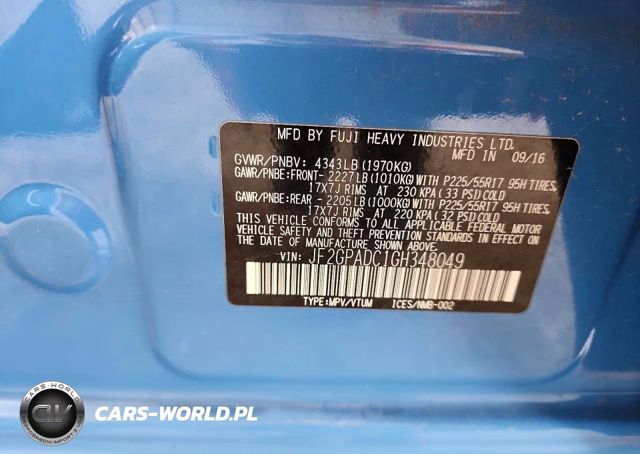 2016 Subaru Crosstrek Premium VIN:JF2GPADC1GH348049 - 12