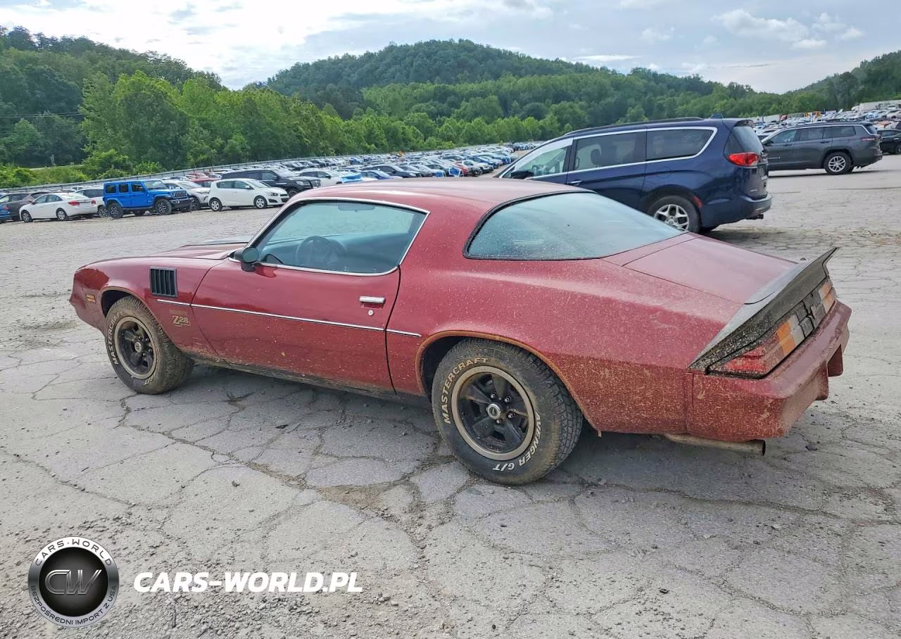 1978 Chevrolet Camaro Z28 VIN:1Q87L8L626639 - 2