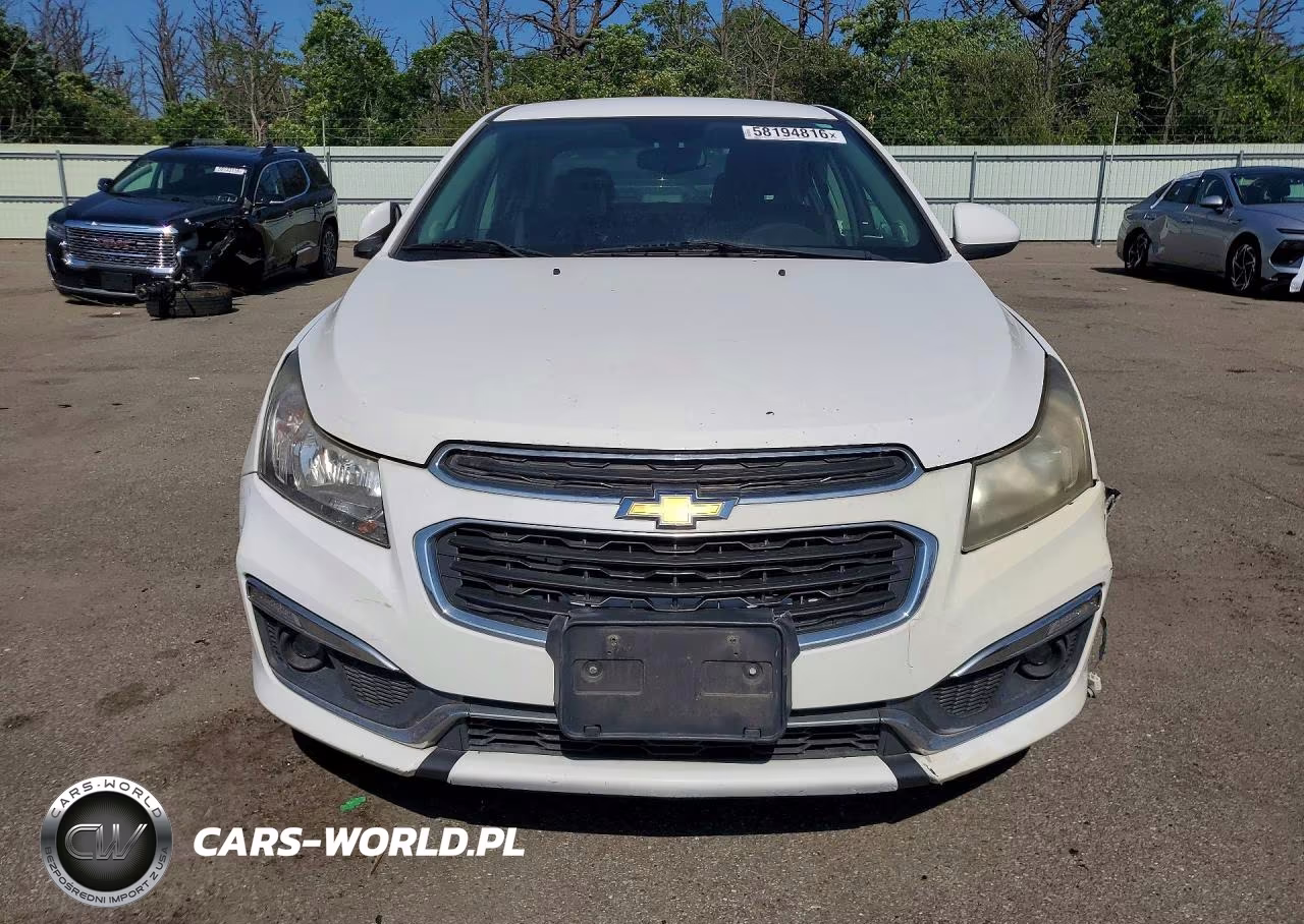 2015 Chevrolet Cruze Lt VIN:1G1PE5SB6F7123208 - 5
